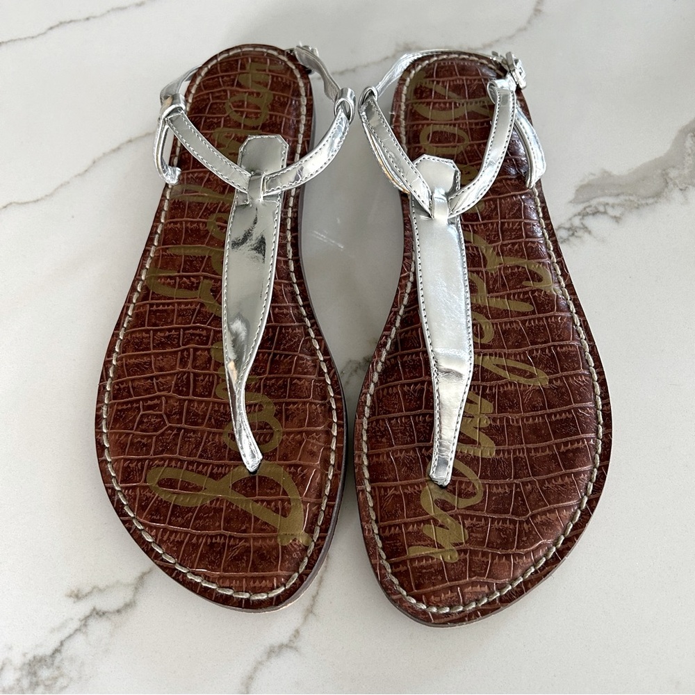 Sam Edelman Silver Gigi sandals Sz. 7.5